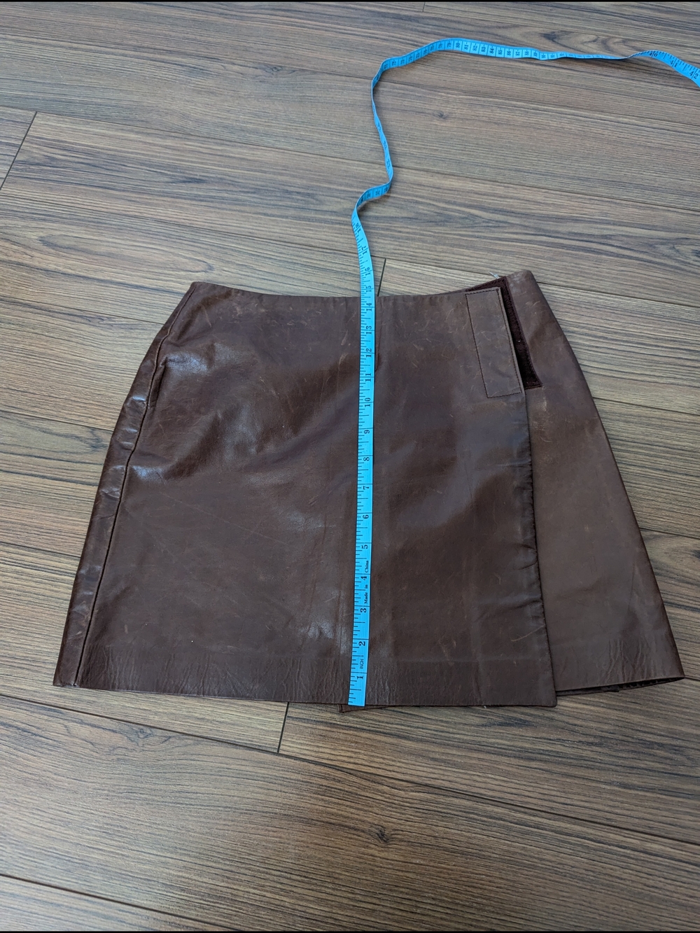 Vintage Hugo Buscati Genuine Leather Mini Skirt - Picture 4 of 4